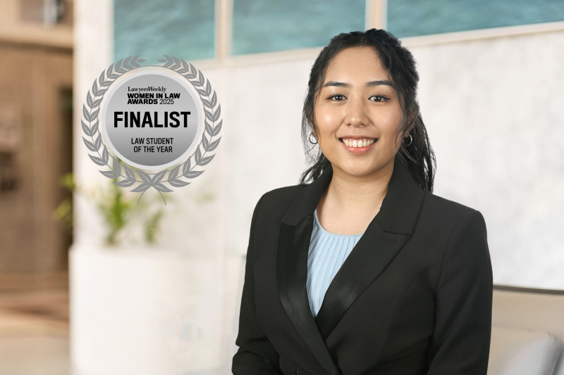 Finalist in the Women in Law Awards 2025 - Celebrating Renee Puno - Law Student of the Year